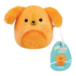 FINLEY Squishmallows Golden Retriever Dog Micromallows 2.5" NWT Plush- S1